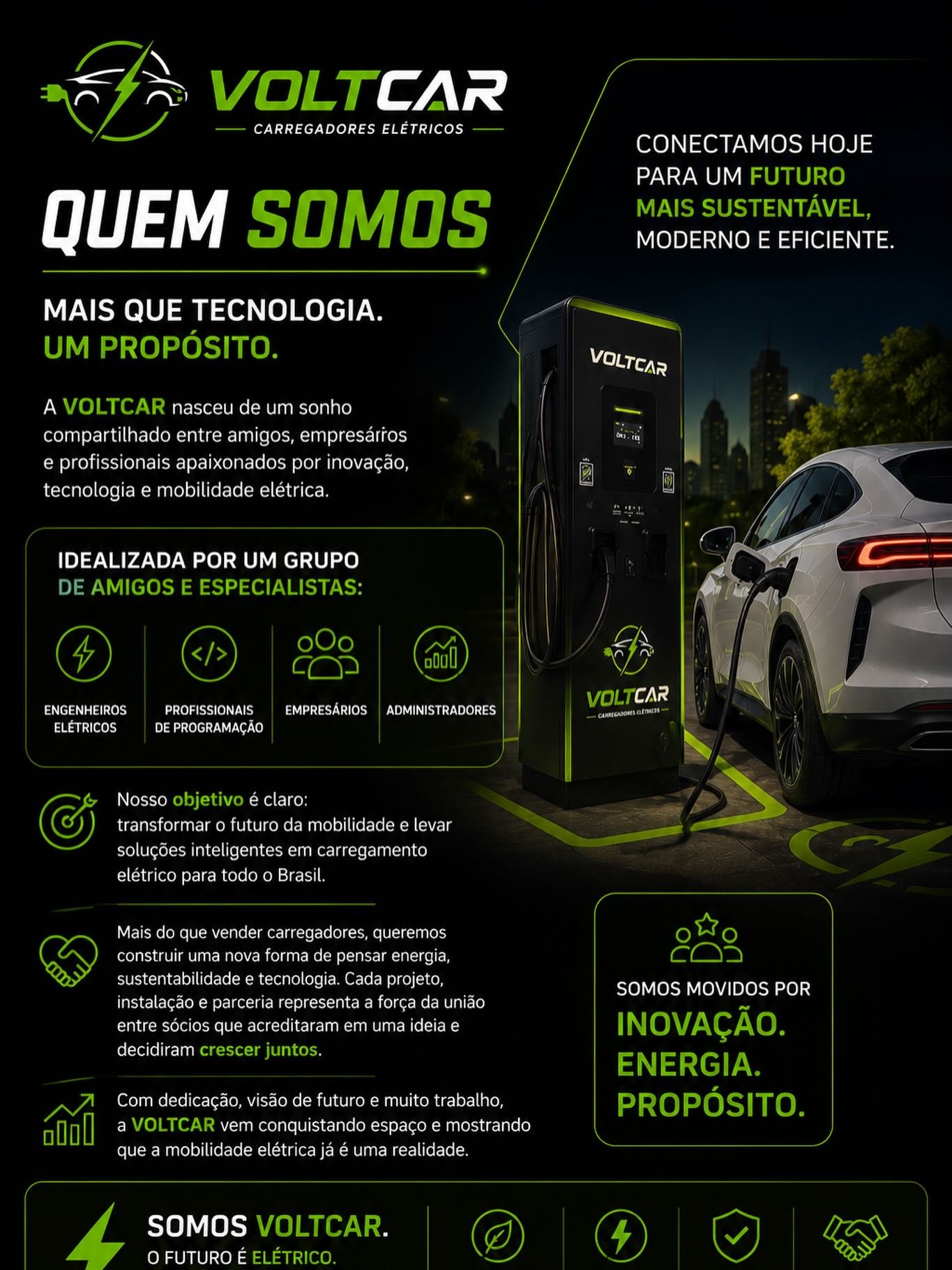 Quem somos — especialistas em mobilidade elétrica